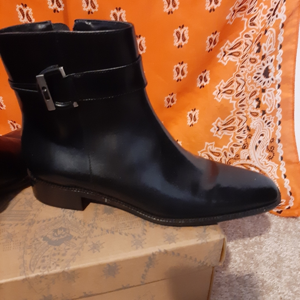 Talbots leather booties